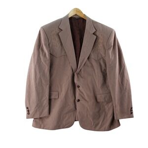 Vintage Pagano West Made‎ in USA Sport Coat Blazer Western Men's Size 48R